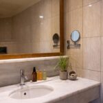 GiannoulisSantaMarinaPlaza - 9. Double Room Pool View Bathroom 1