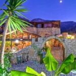 StoneVillage - Hotel in Bali Crete Stone Village Main Entrance Night